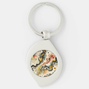 Goldene Flüsse Key Ring