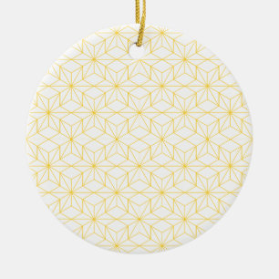 Goldene Sterne Ceramic Tree Decoration