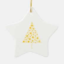 Goldene Sterne Weihnachtsbaum