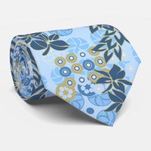 Goldengate Park Floral Two-sided Tie