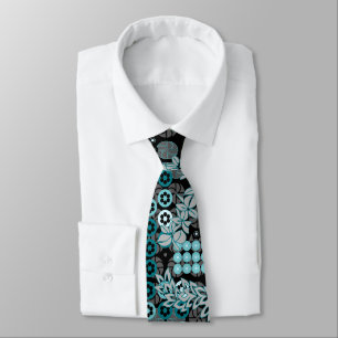 Goldengate Park Floral Two-sided Tie