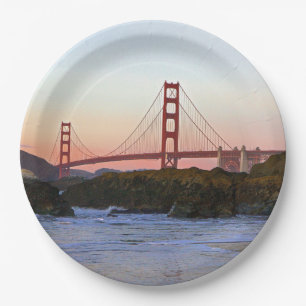 GoldenGateBridge_2014_1101 Paper Plate
