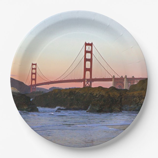 GoldenGateBridge_2014_1101 Paper Plate (Front)