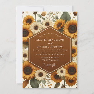 Goldenrod Autumnal Flora Wedding Invitation