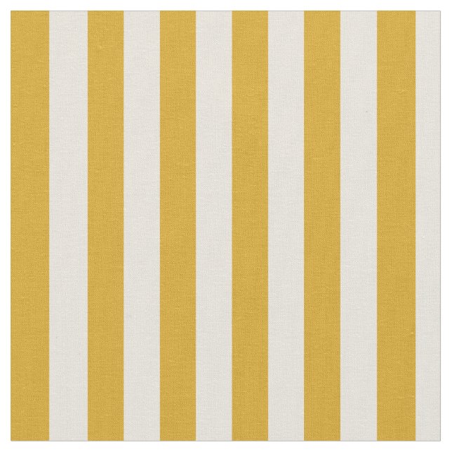Goldenrod & Beige Coloured Lines Fabric (Close Up)