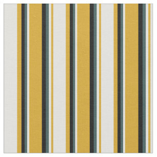 Goldenrod, Light Yellow, Dark Slate Grey & Black Fabric