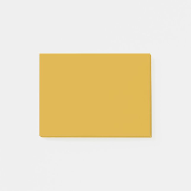 Goldenrod Solid Color Post-it Notes (Front)