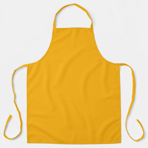 Goldenrod Yellow Autumn Fall Solid Colour Apron