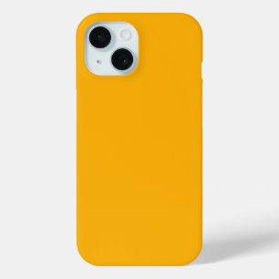 Goldenrod Yellow Autumn Fall Solid Colour iPhone 15 Case