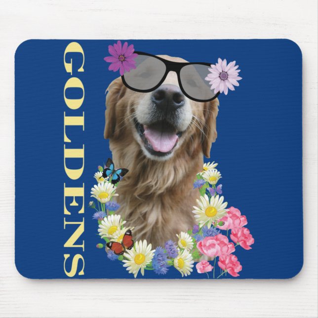 Goldens Best Dog Mouse Pad (Front)