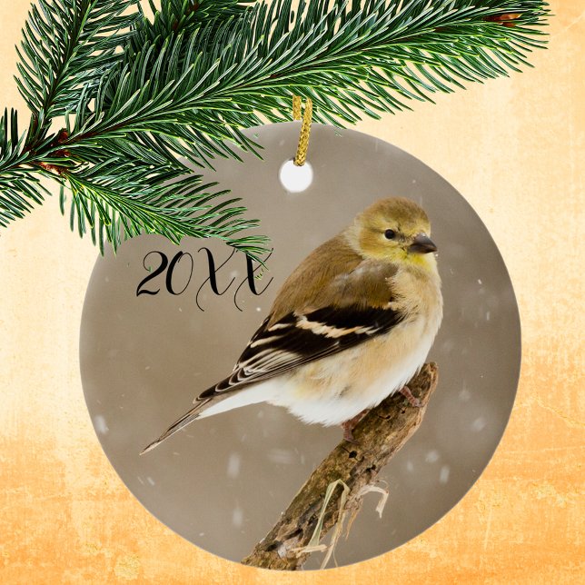 Goldfinch 2021 Christmas Ceramic Tree Decoration (Creator Uploaded)