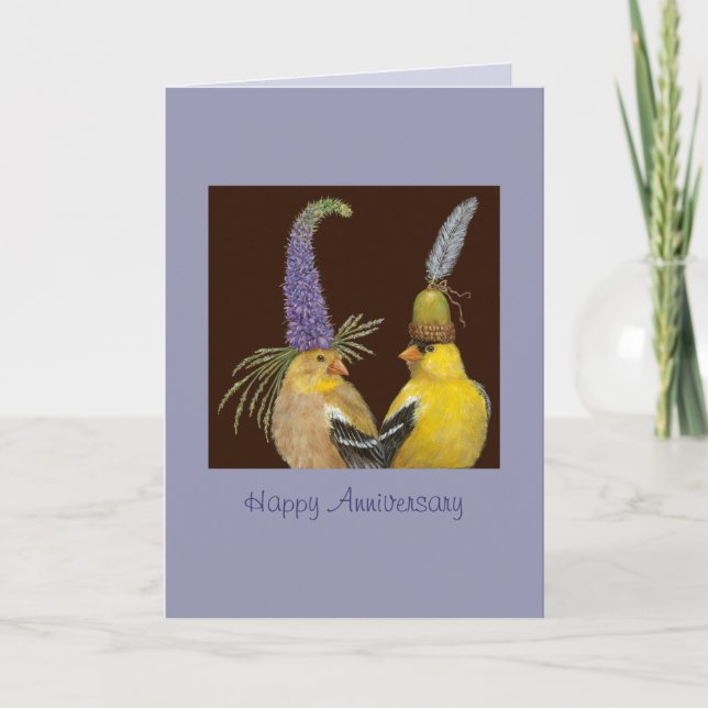 goldfinch anniversary card (Front)
