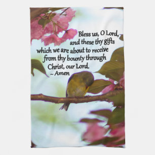 Goldfinch Blessing Kitchen Towel