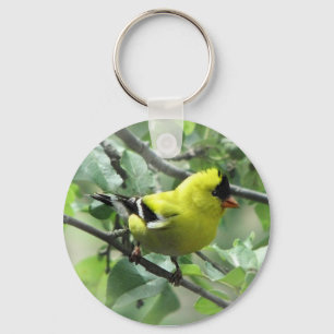 Goldfinch Keychain