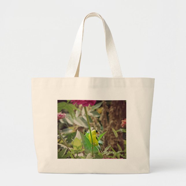Goldfinch Large Tote Bag (Front)