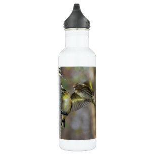 Goldfinches at the Feeder 710 Ml Water Bottle