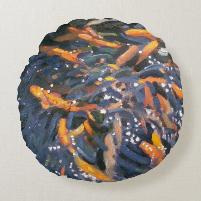 Goldfish 2010 round cushion (Front)