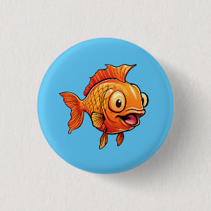 Goldfish 3 Cm Round Badge