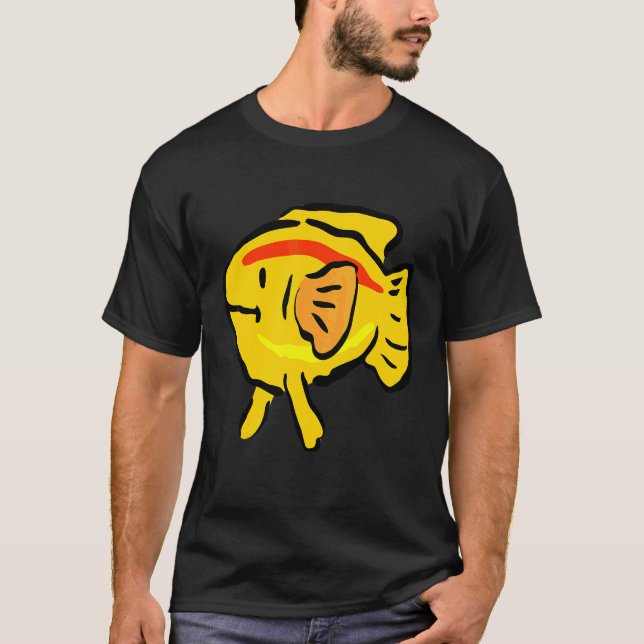 Goldfish  Artistic Fish Koi Carp T-Shirt (Front)