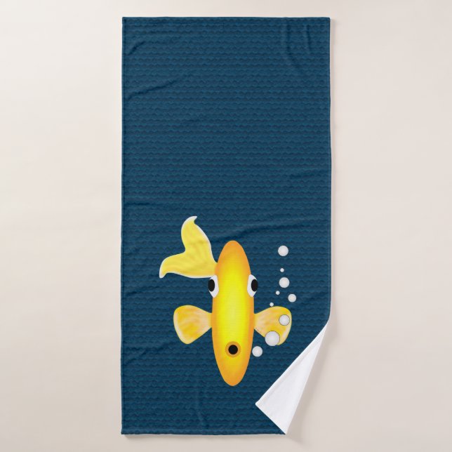 Goldfish Bath Towel (Bath Towel)