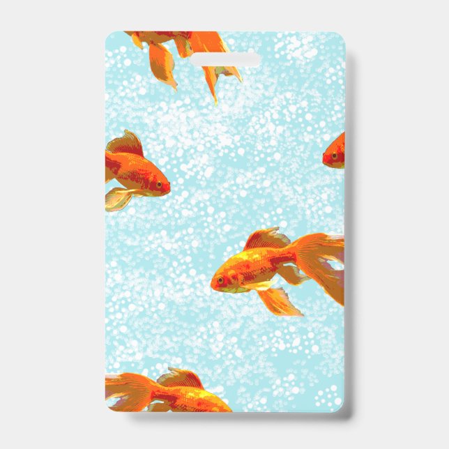Goldfish Blue ID Badge (Front)