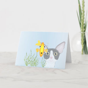 Goldfish Bowl Greeting Card