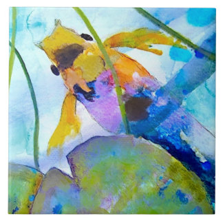 Goldfish Ceramic Tile (6" square)