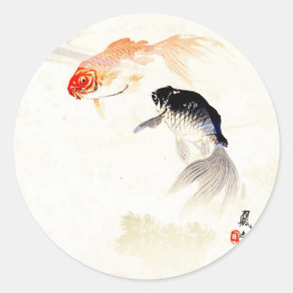 Goldfish Classic Round Sticker