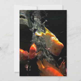 Goldfish |Colourful Aquarium Holiday Card