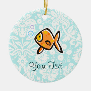 Goldfish; Cute Ceramic Tree Decoration