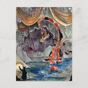 Goldfish Dragon's Lair Postcard