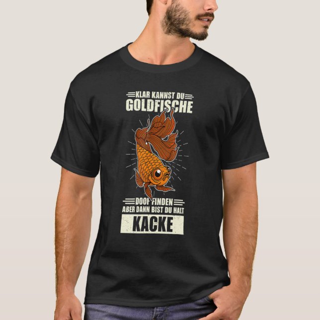 Goldfish Fish Pond Pet T-Shirt (Front)