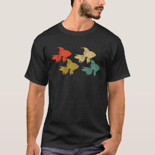 goldfish fish water love animal retro T-Shirt