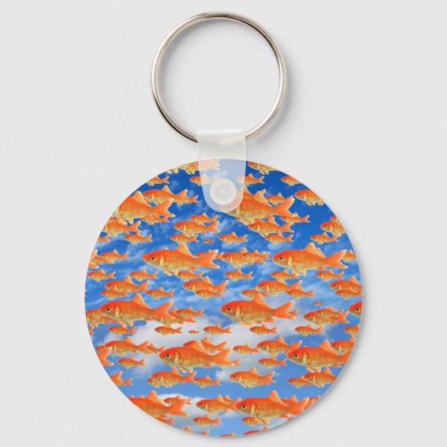 Goldfish Heaven Key Ring (Front)