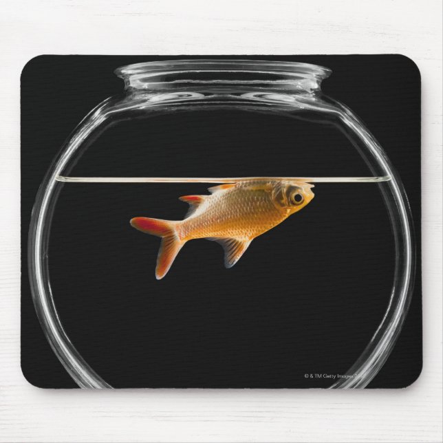 Goldfish in bowl 2 mouse pad (Front)