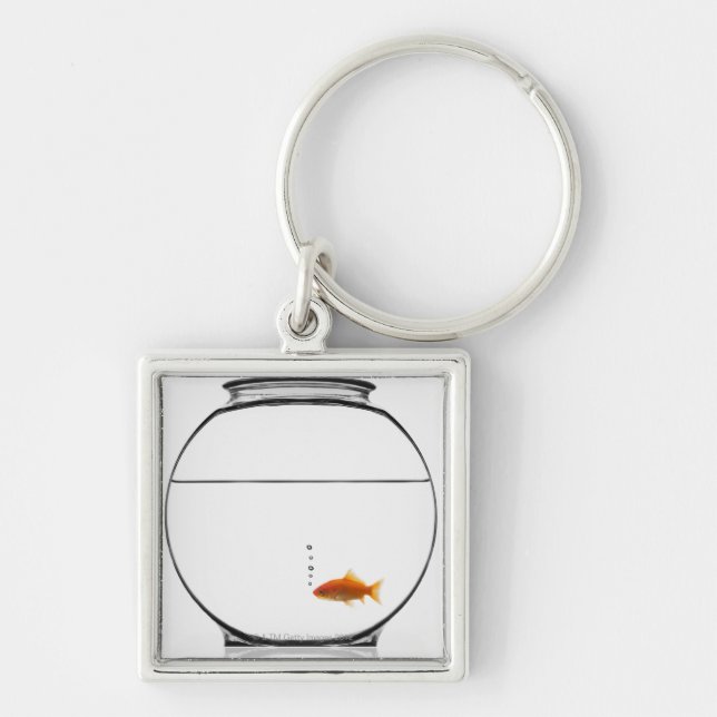 Goldfish in bowl key ring (Front)