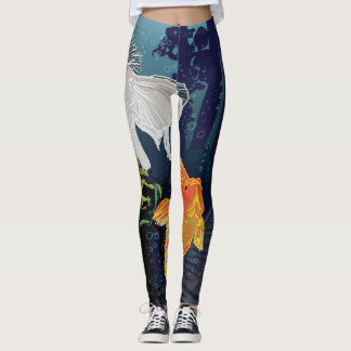 Goldfish in Japan Leggings