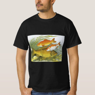 Goldfish Koi Fish, Vintage Marine Aquatic Sea Life T-Shirt