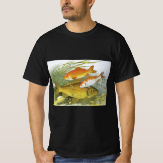 Goldfish Koi Fish, Vintage Marine Aquatic Sea Life T-Shirt