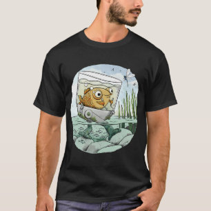 Goldfish Leaves the Shallows T-Shirt