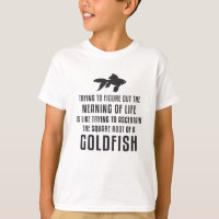 Goldfish Meaning Of Life Goldfish Retro Funny Fish