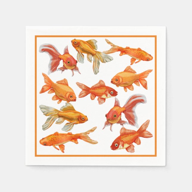 Goldfish Napkin (Front)