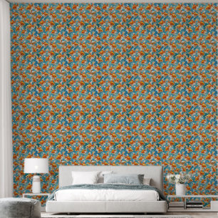 Goldfish Pattern   Wallpaper & Curtain Design 
