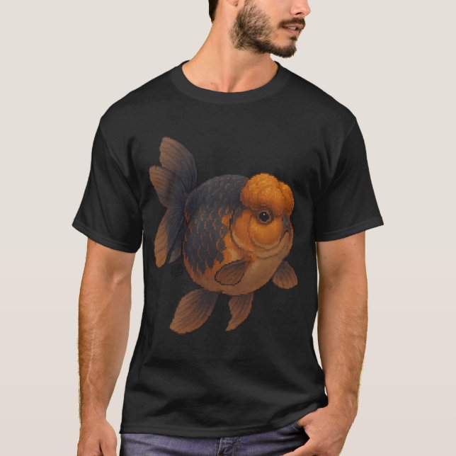 Goldfish - Pixel Art - 8bit graphics 16bit graphic T-Shirt (Front)