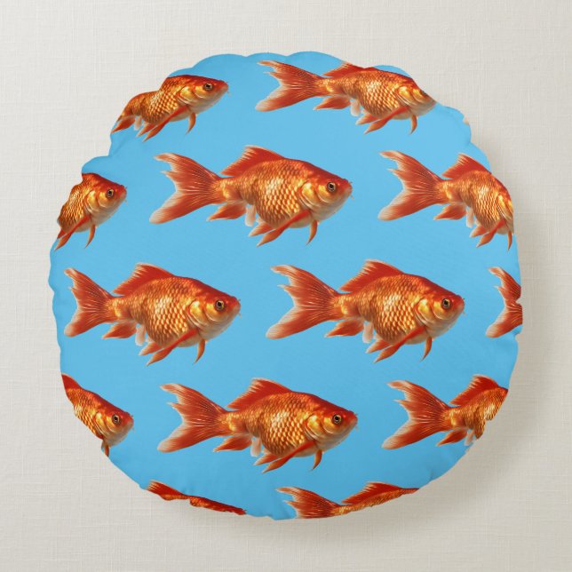 Goldfish Round Cushion (Front)