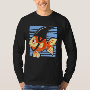 Goldfish Shark Fin Fish Collector Aquarist Fishkee T-Shirt