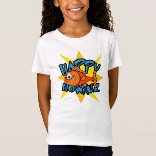 Goldfish Smiling Sun Persian New Year Nowruz T-Shirt