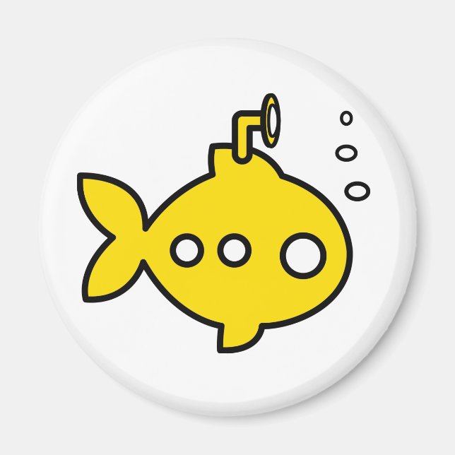 Goldfish submarine magnet (Front)