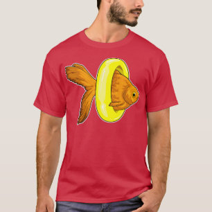 Goldfish Swimming Lifebuoy T-Shirt