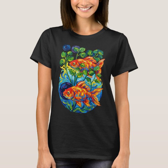Goldfish Swimming T-Shirt (Front)